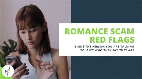 6 red flags for online dating scams